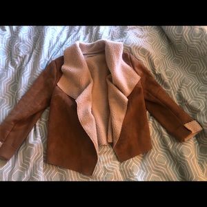 AVA + VIV size X waterfall Sherpa + suede jacket